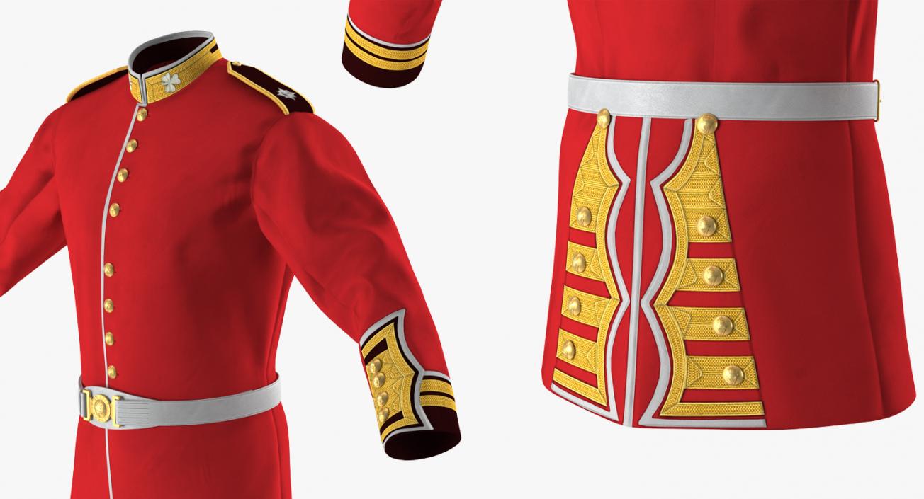 3D model Irish Guard Sergeant Uniform 2