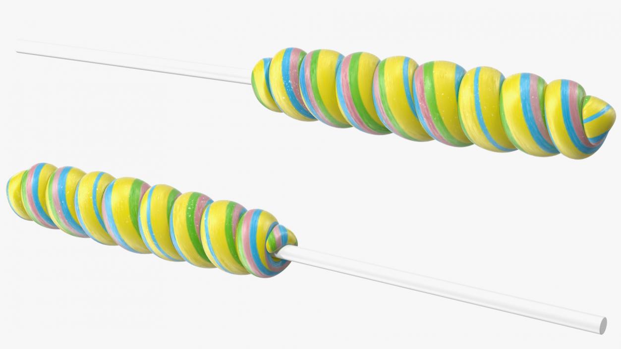 3D model Twist Lollypop Candy