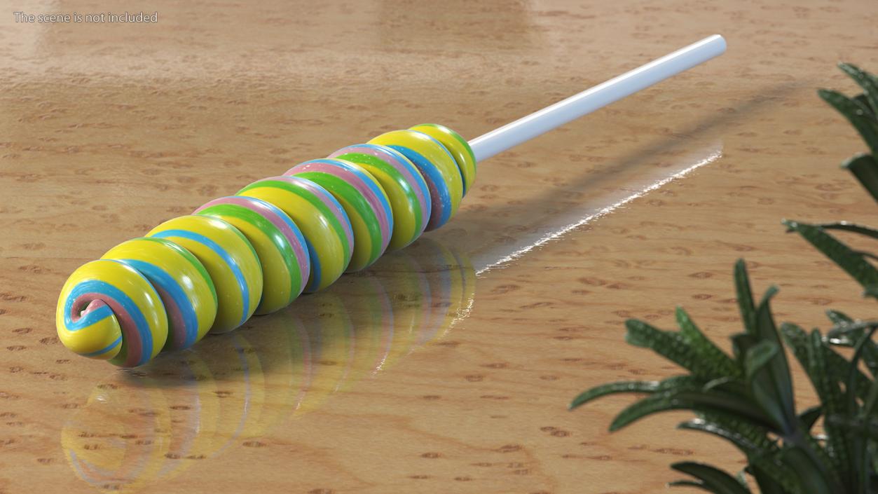 3D model Twist Lollypop Candy