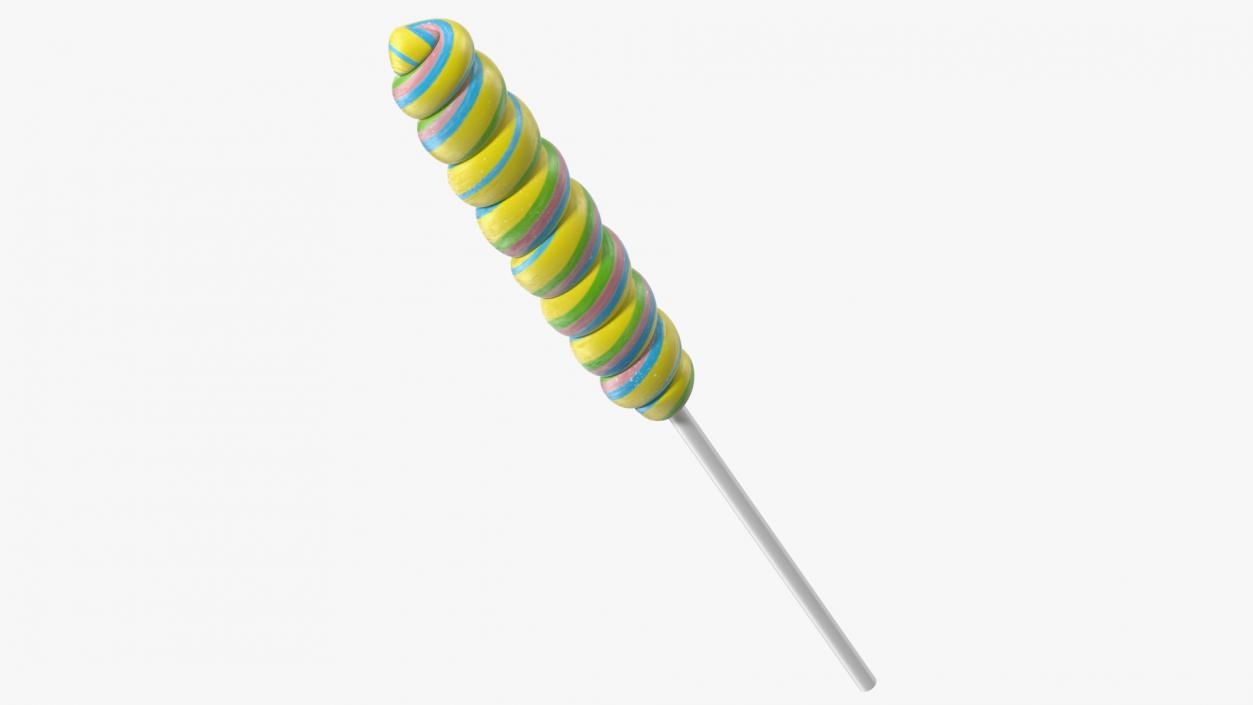 3D model Twist Lollypop Candy