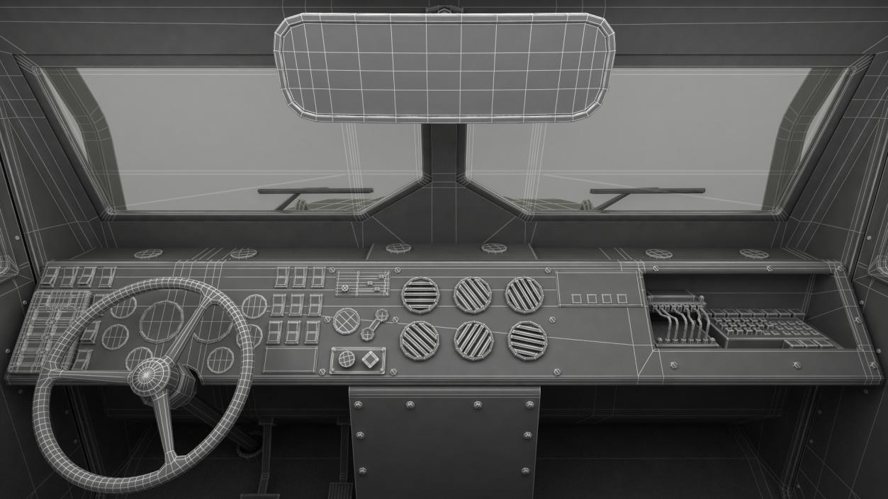 Cargo Truck OshKosh MTVR MK23 with Tent 3D model