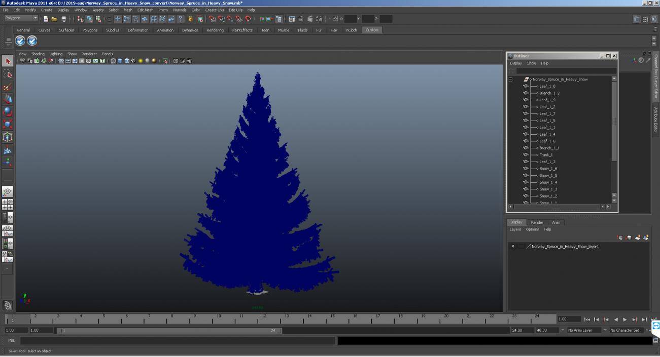 3D Norway Spruce model