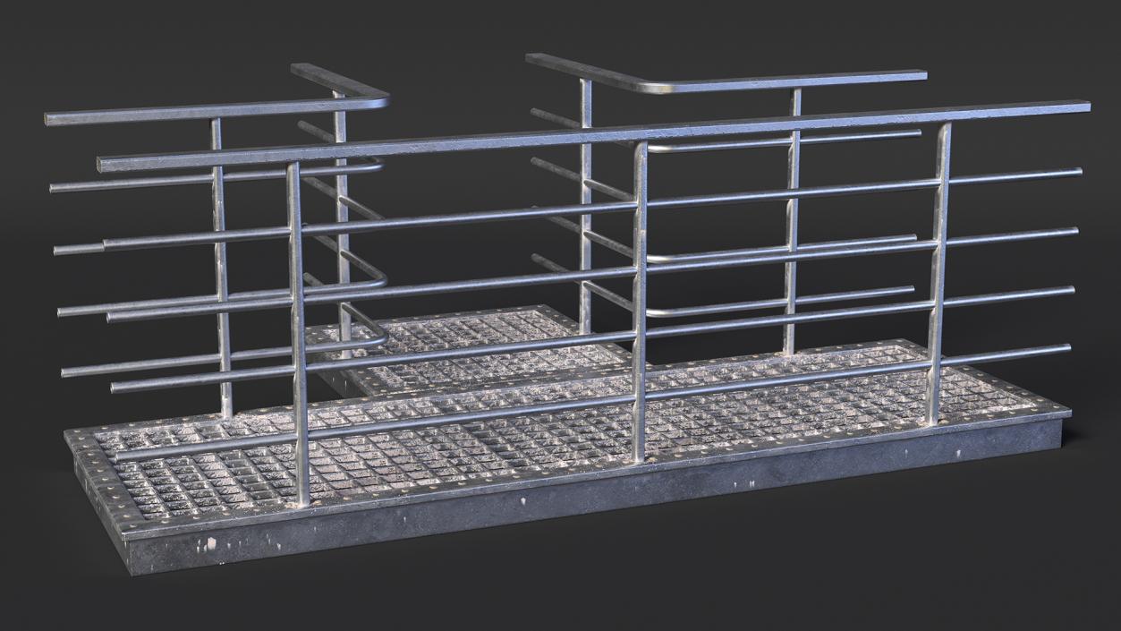 Prefabricated Industrial Catwalk 3D