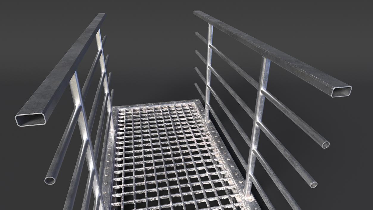 Prefabricated Industrial Catwalk 3D