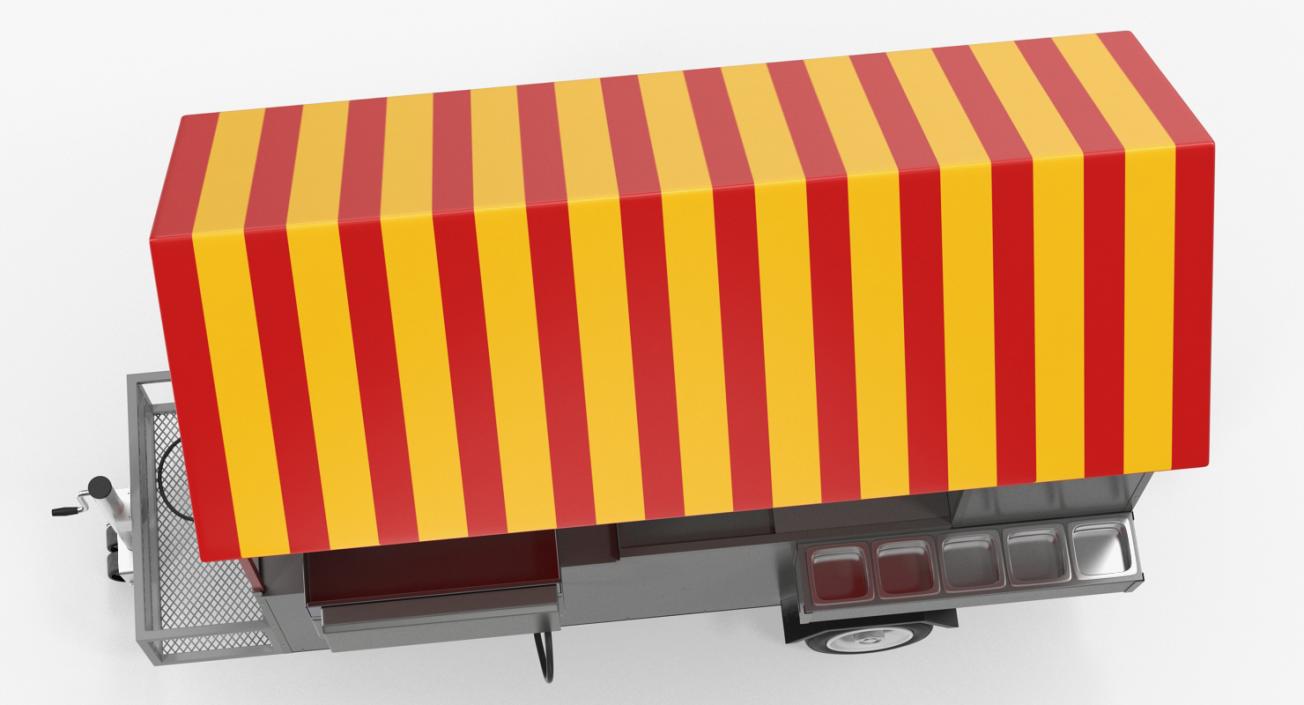 Limo Hot Dog Cart 3D