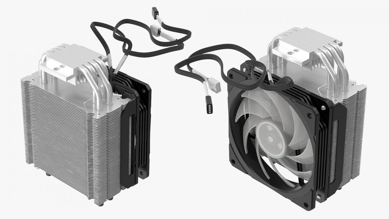 3D CPU Tower Cooler