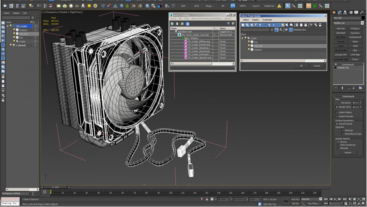 3D CPU Tower Cooler