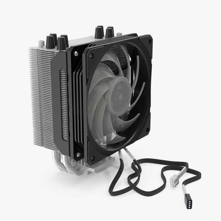 3D CPU Tower Cooler