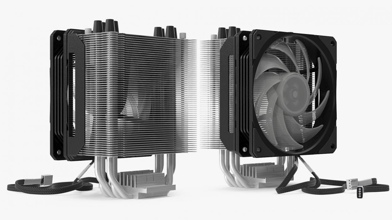 3D CPU Tower Cooler