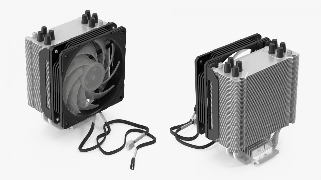 3D CPU Tower Cooler