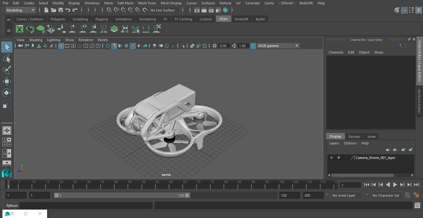 Camera Drone 3D