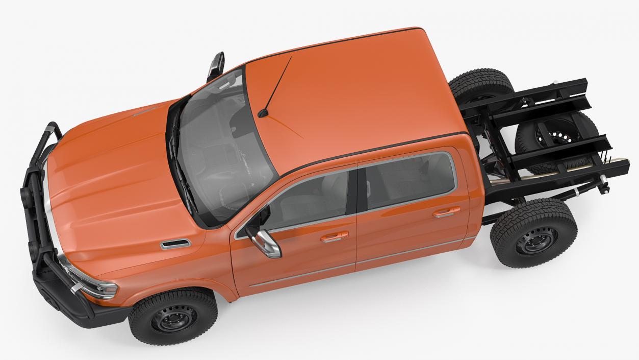 3D model Crew Cab 4x4 Truck No Bed