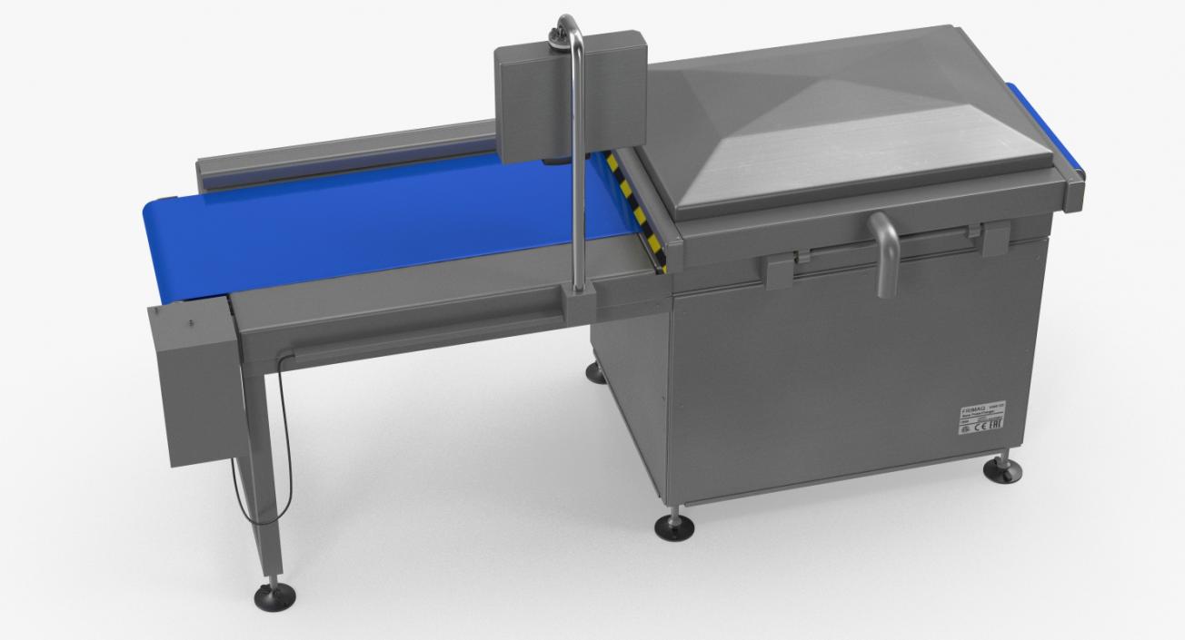 3D Vacuum Packaging Machine with Conveyor model