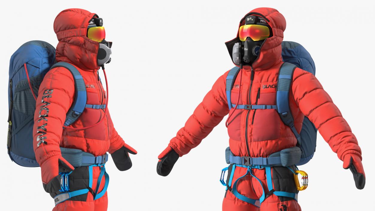 Everest Climber Rigged 3D