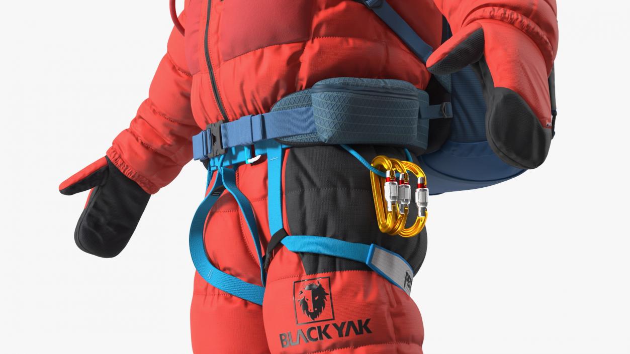 Everest Climber Rigged 3D