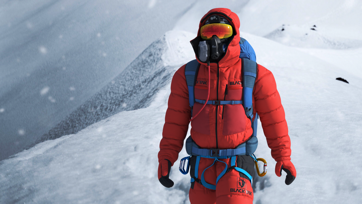 Everest Climber Rigged 3D