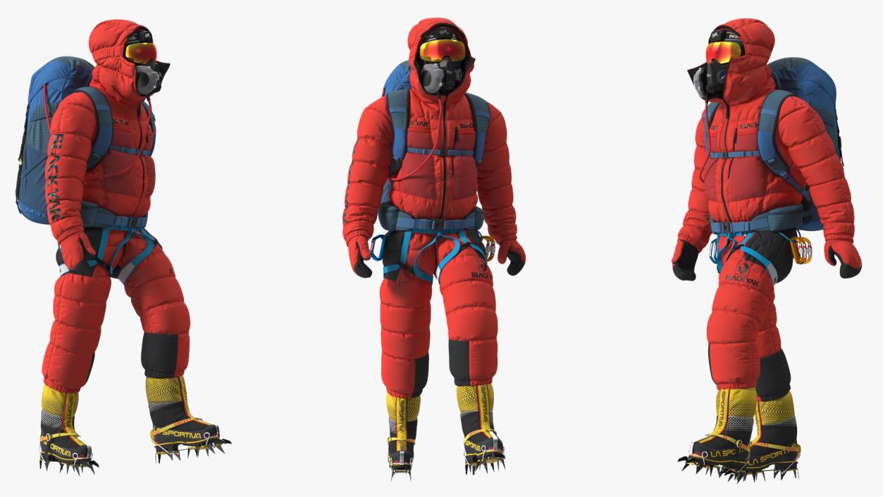 Everest Climber Rigged 3D