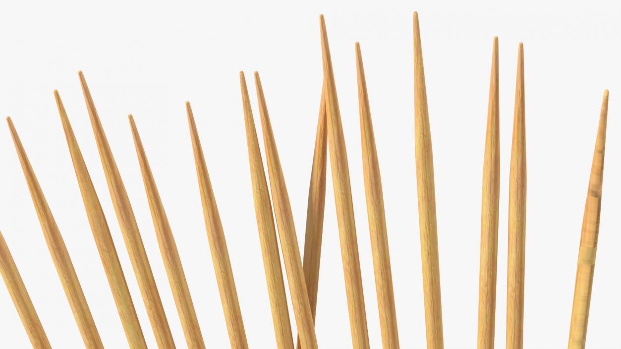 3D model Pile of Wooden Toothpicks