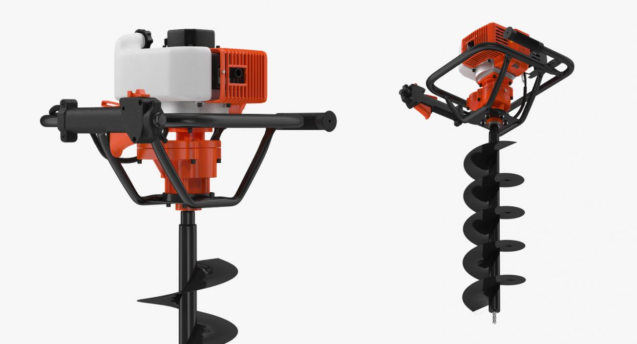 Hole Digger Gasoline Auger Drill 3D