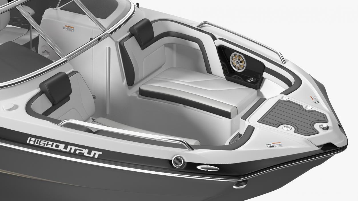 Luxury Sport Boat Generic With Driver 3D