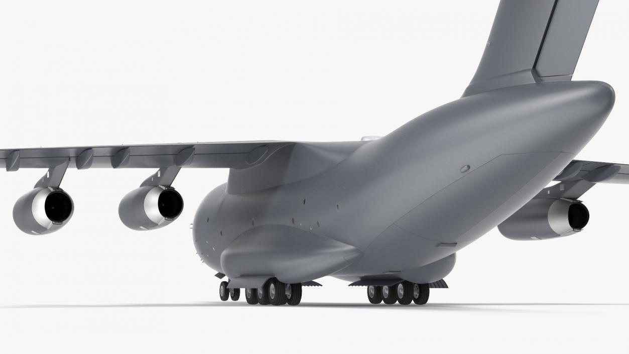 3D Large Military Transport Aircraft model