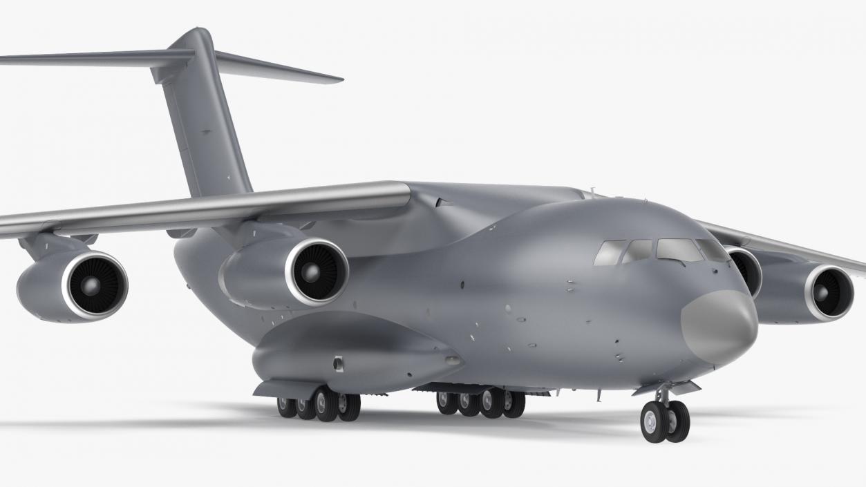 3D Large Military Transport Aircraft model