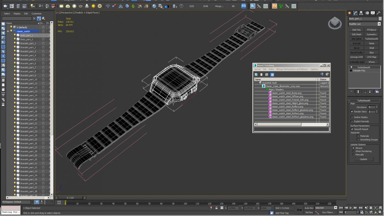 3D model Classic Casio Illuminator