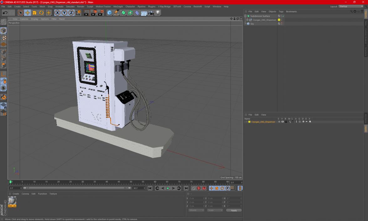 3D Cryogas LNG Dispenser