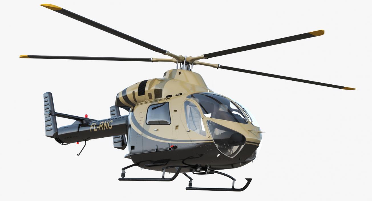 Private Helicopters Collection 4 3D