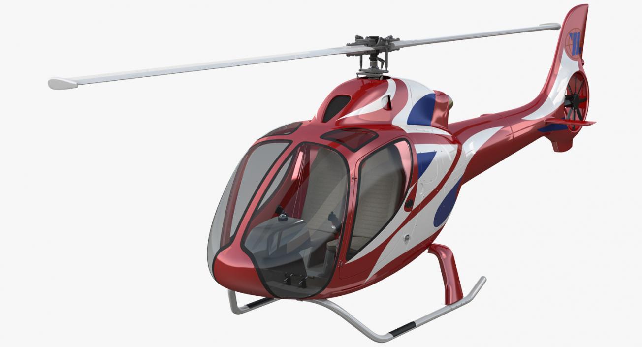 Private Helicopters Collection 4 3D