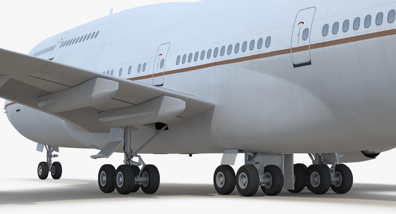 3D Boeing 747-400ER Generic Rigged