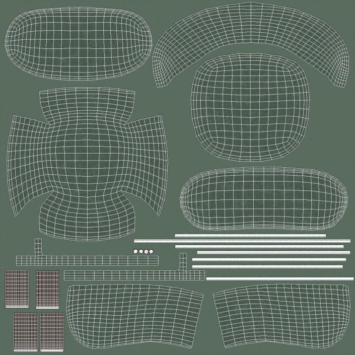 Armchairs Collection 7 3D