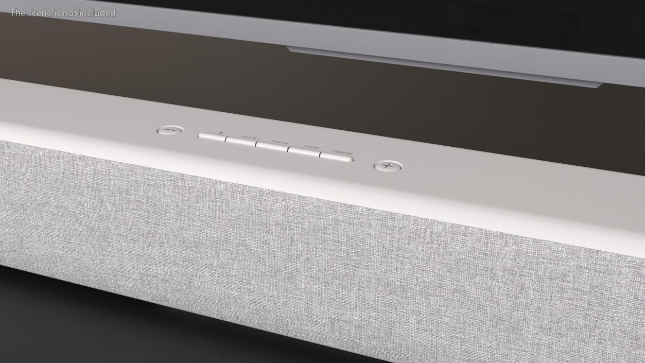 Soundbar Xiaomi MDZ27DA White 3D model