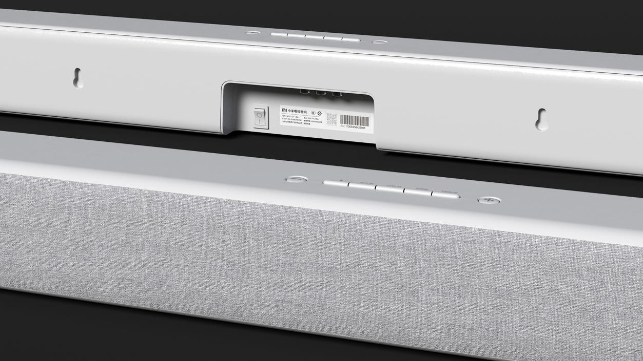 Soundbar Xiaomi MDZ27DA White 3D model