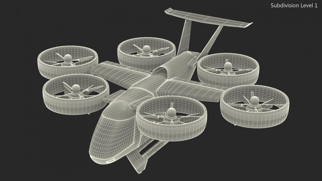 Next Gen Flying Car 3D model