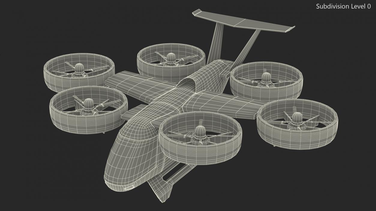 Next Gen Flying Car 3D model