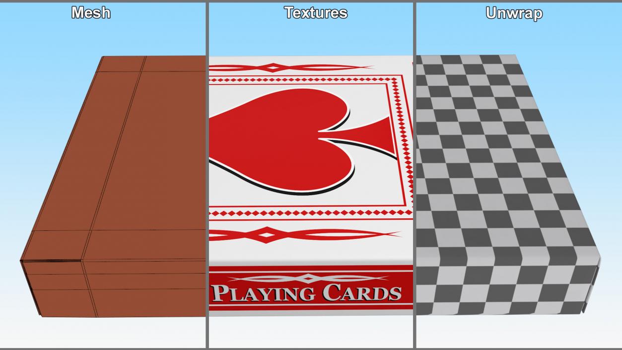 3D Playing Cards Pack model