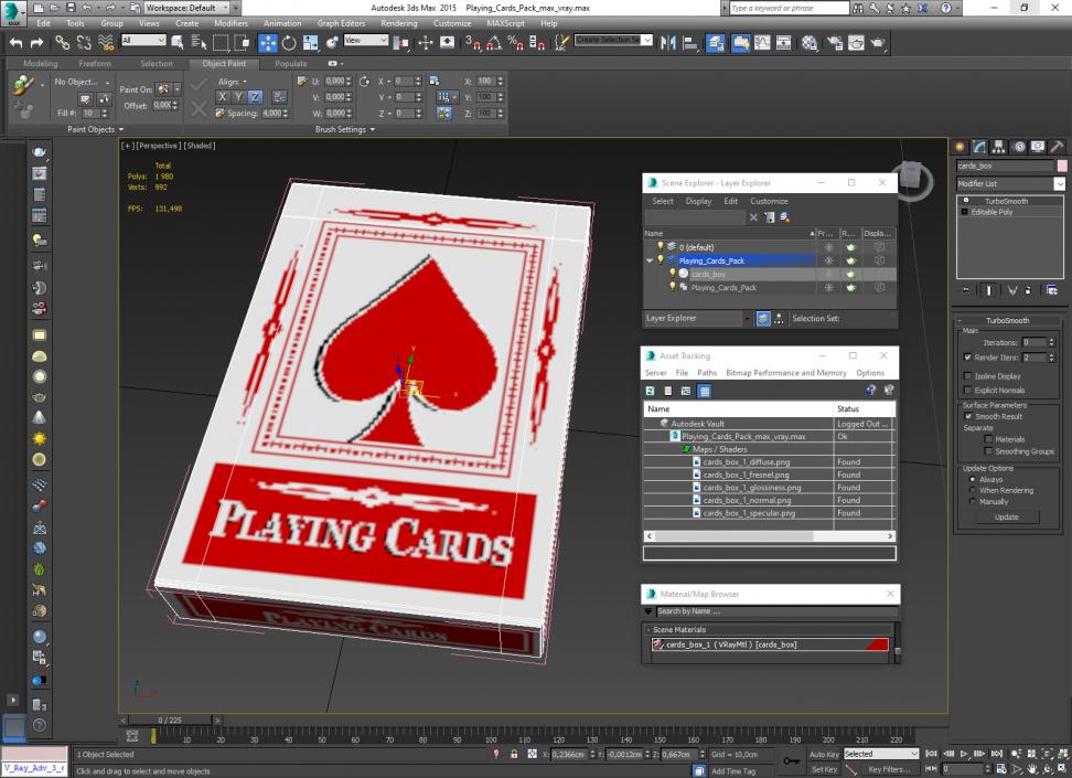 3D Playing Cards Pack model