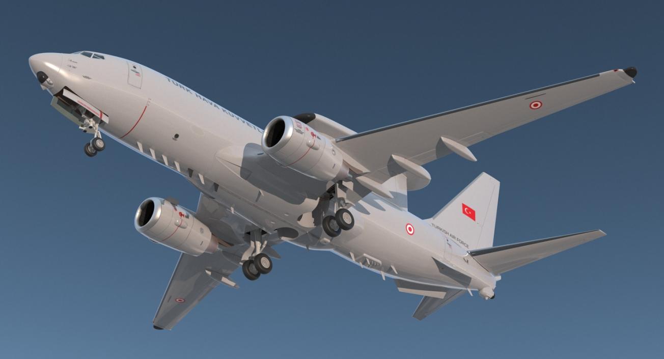 Boeing 737-7ES Peace Eagle Aircraft Rigged 3D