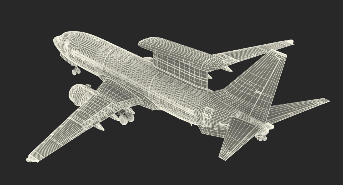 Boeing 737-7ES Peace Eagle Aircraft Rigged 3D