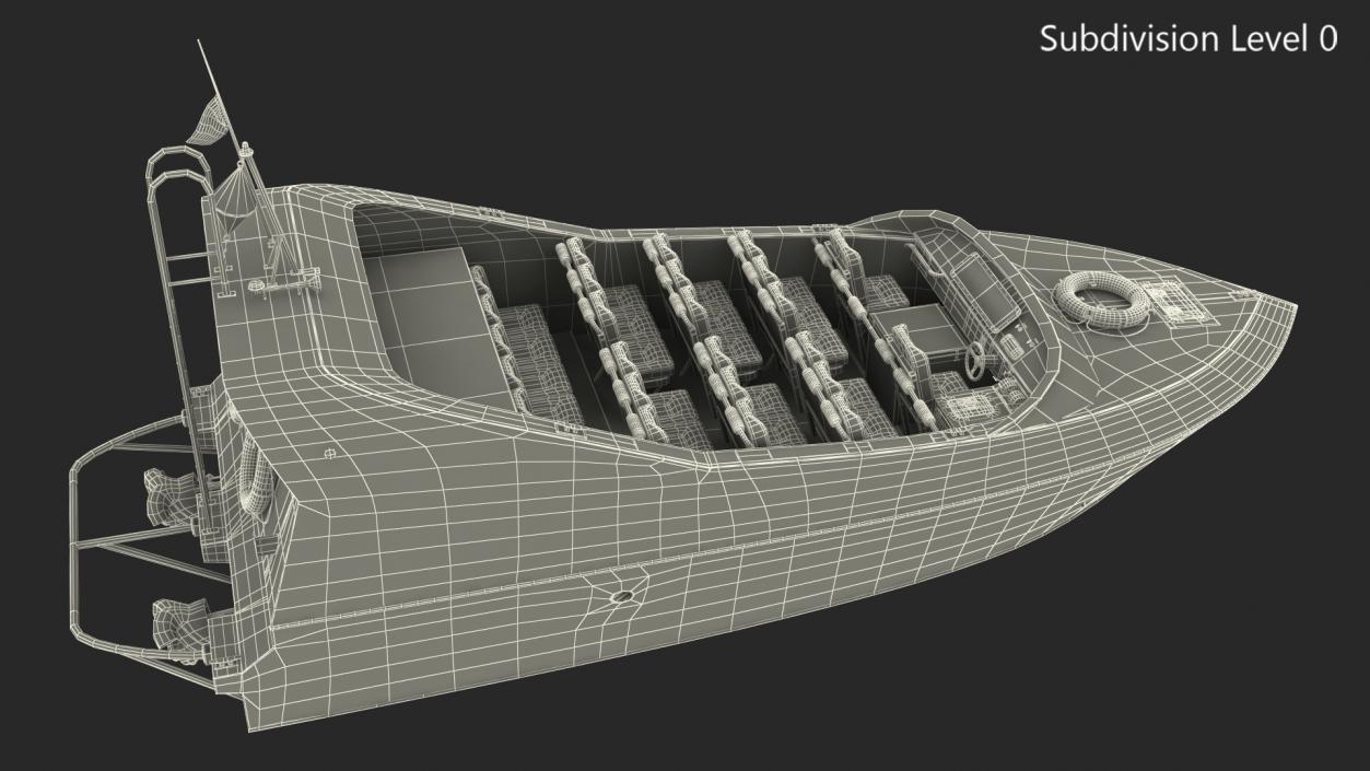 Speed Jet Boat 3D model