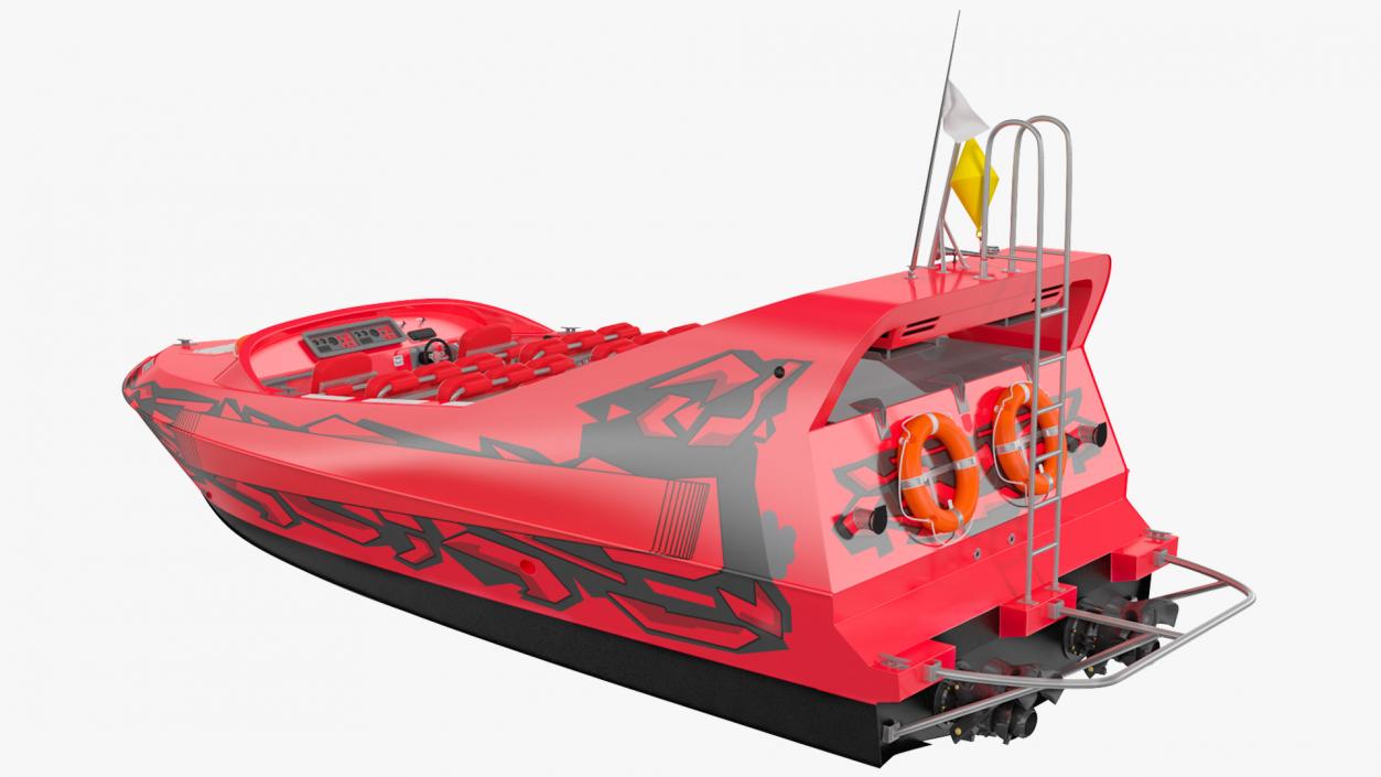 Speed Jet Boat 3D model