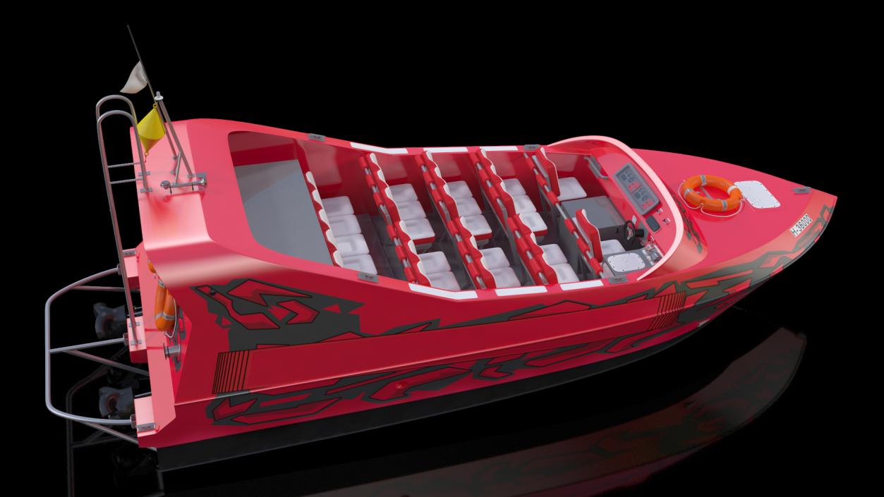 Speed Jet Boat 3D model