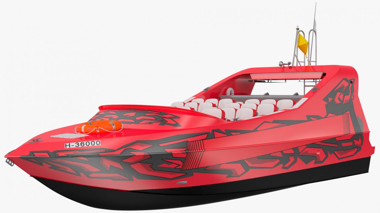 Speed Jet Boat 3D model