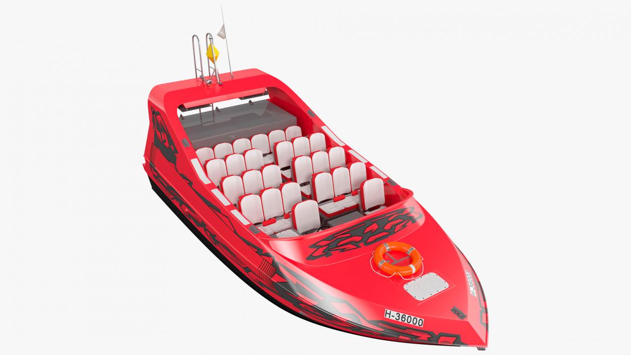 Speed Jet Boat 3D model