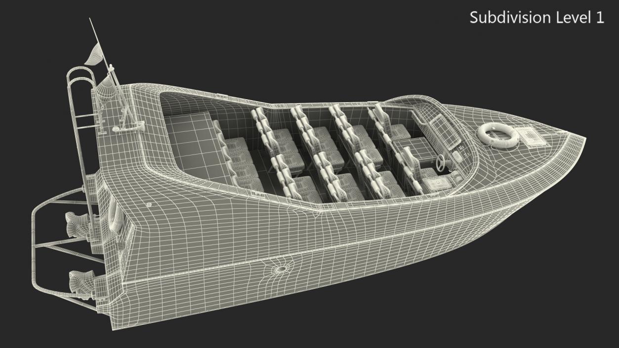 Speed Jet Boat 3D model