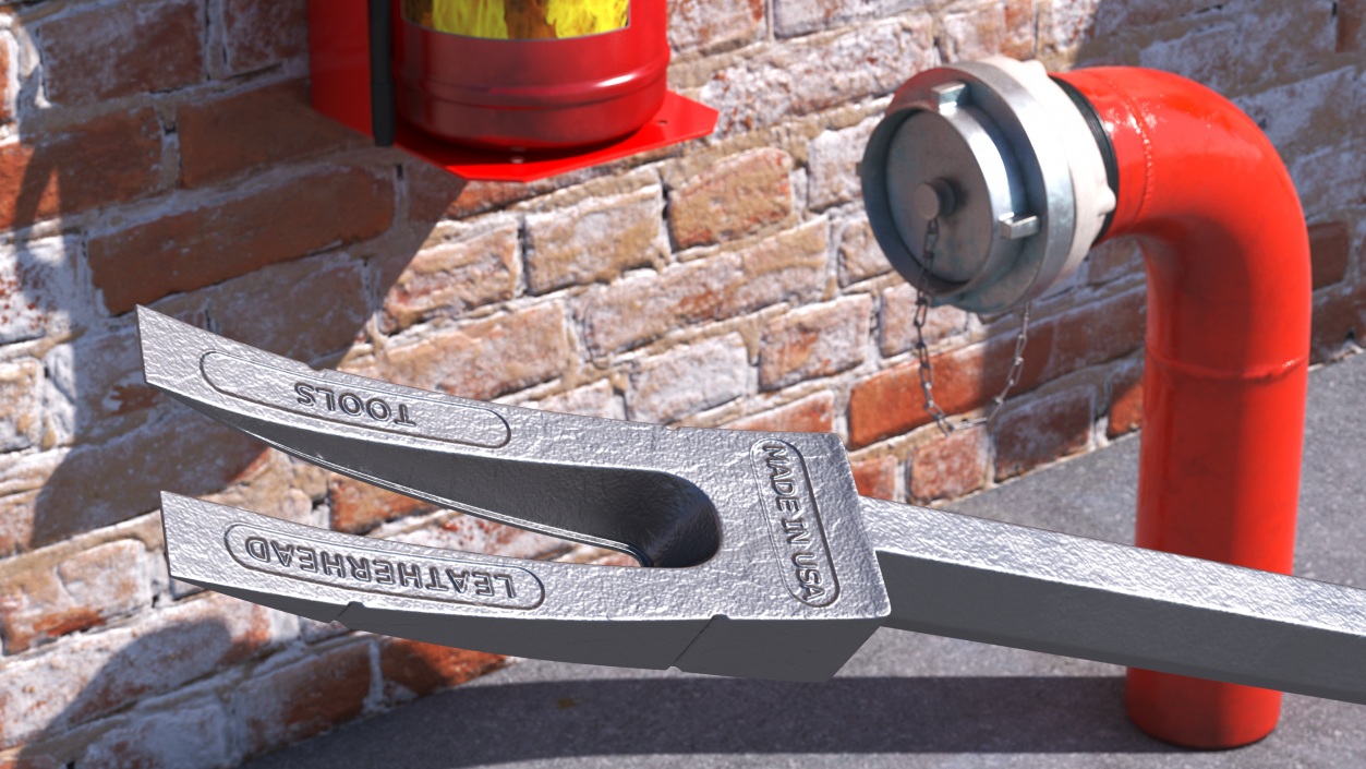 Halligan Bar Fire Equipment 3D