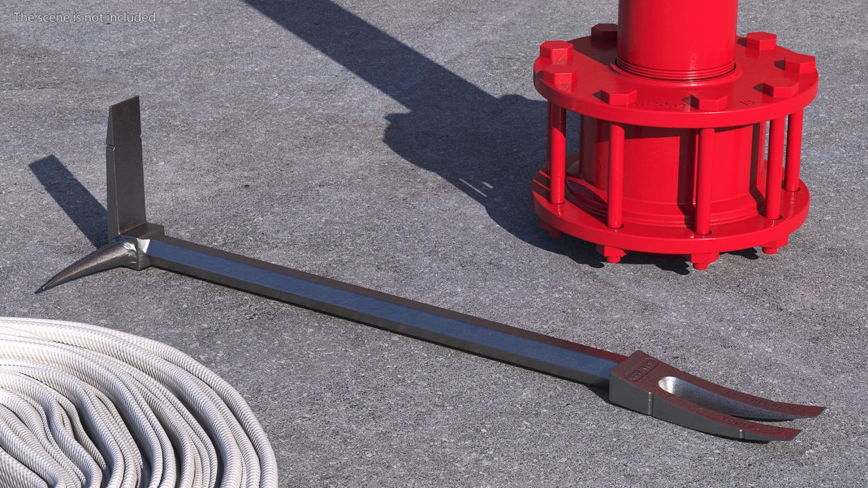 Halligan Bar Fire Equipment 3D