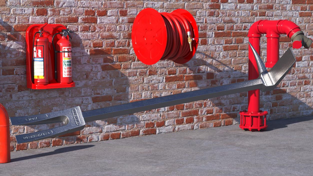 Halligan Bar Fire Equipment 3D