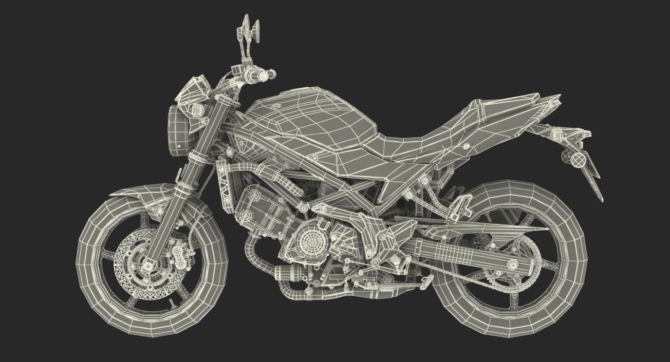 3D model Sport Bike Generic Rigged